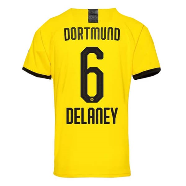 Thailande Maillot Football Borussia Dortmund NO.6 Delaney Domicile 2019-20 Jaune